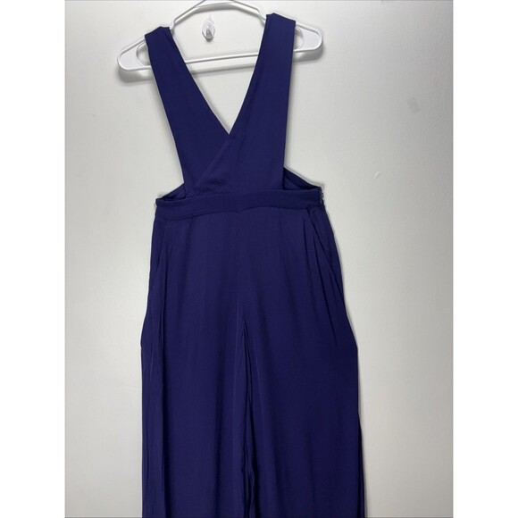 Anthropologie by Maeve Women’s Wide-Leg Jumpsuit blue sz 2 - Picture 7 of 16
